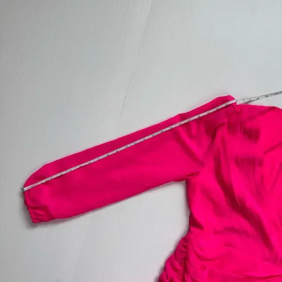 Showpo Can I Be Your Honey Mini Dress Hot Pink NWT Women’s 6 Barbiecore Coquette - Picture 14 of 16